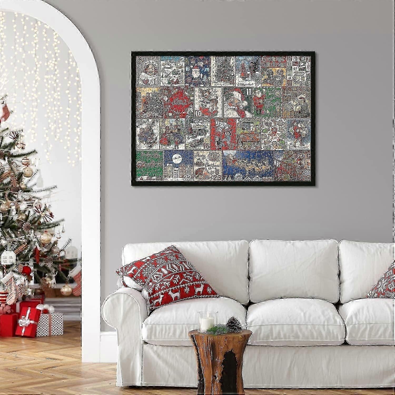 عيد الميلاد مجيء التقويم بانوراما لغز 1000pcs