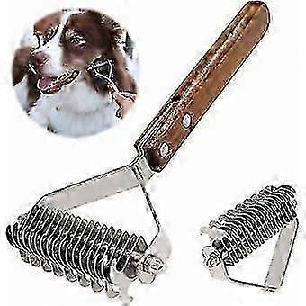 Palto King Detangling Tarak Ve Bakım Fırçası Köpekler Ve Kediler İçin Astar Tırmık (çift)
