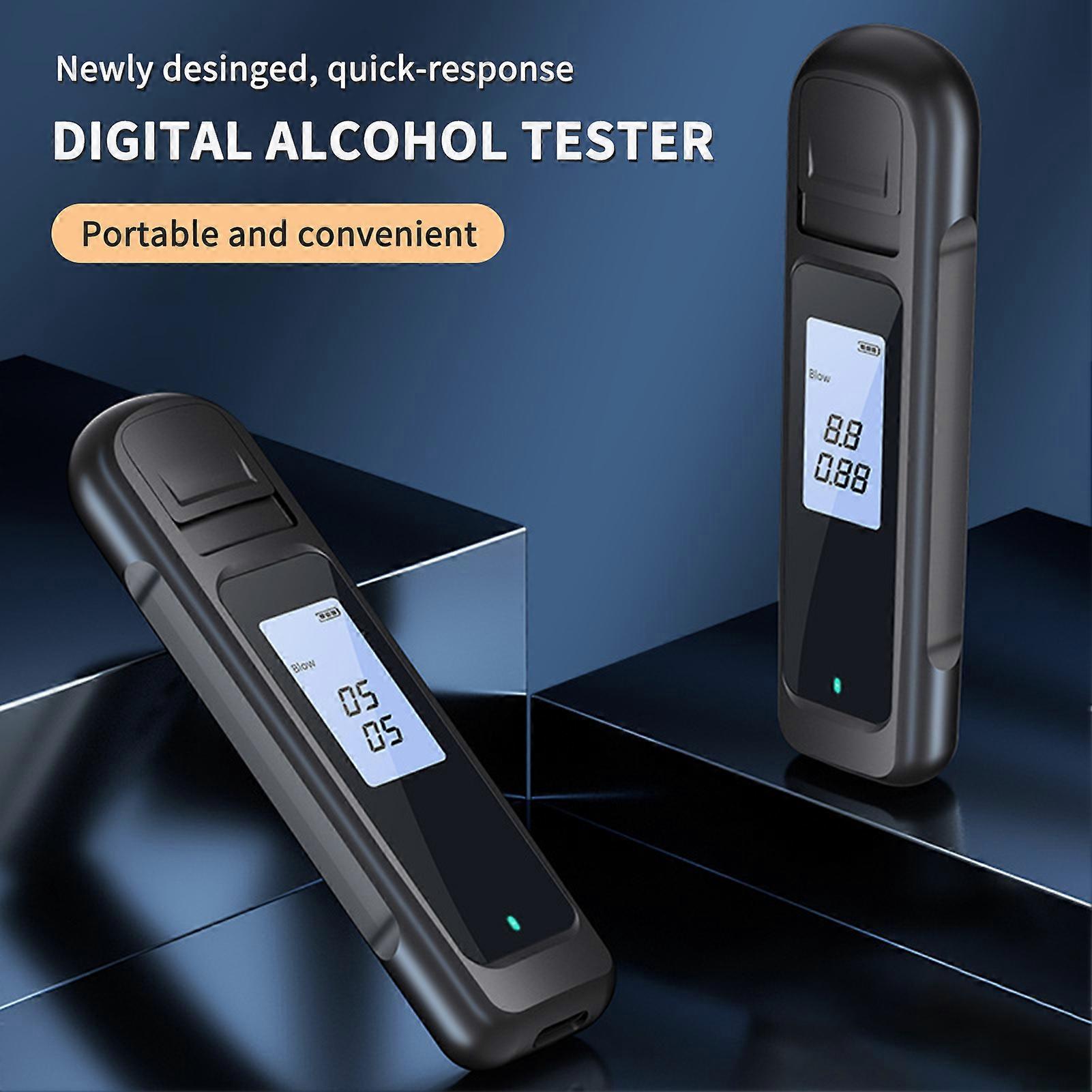 Breathalyzer Alcohol Tester Digital LCD Backlight Display Breath Alcohol Tester