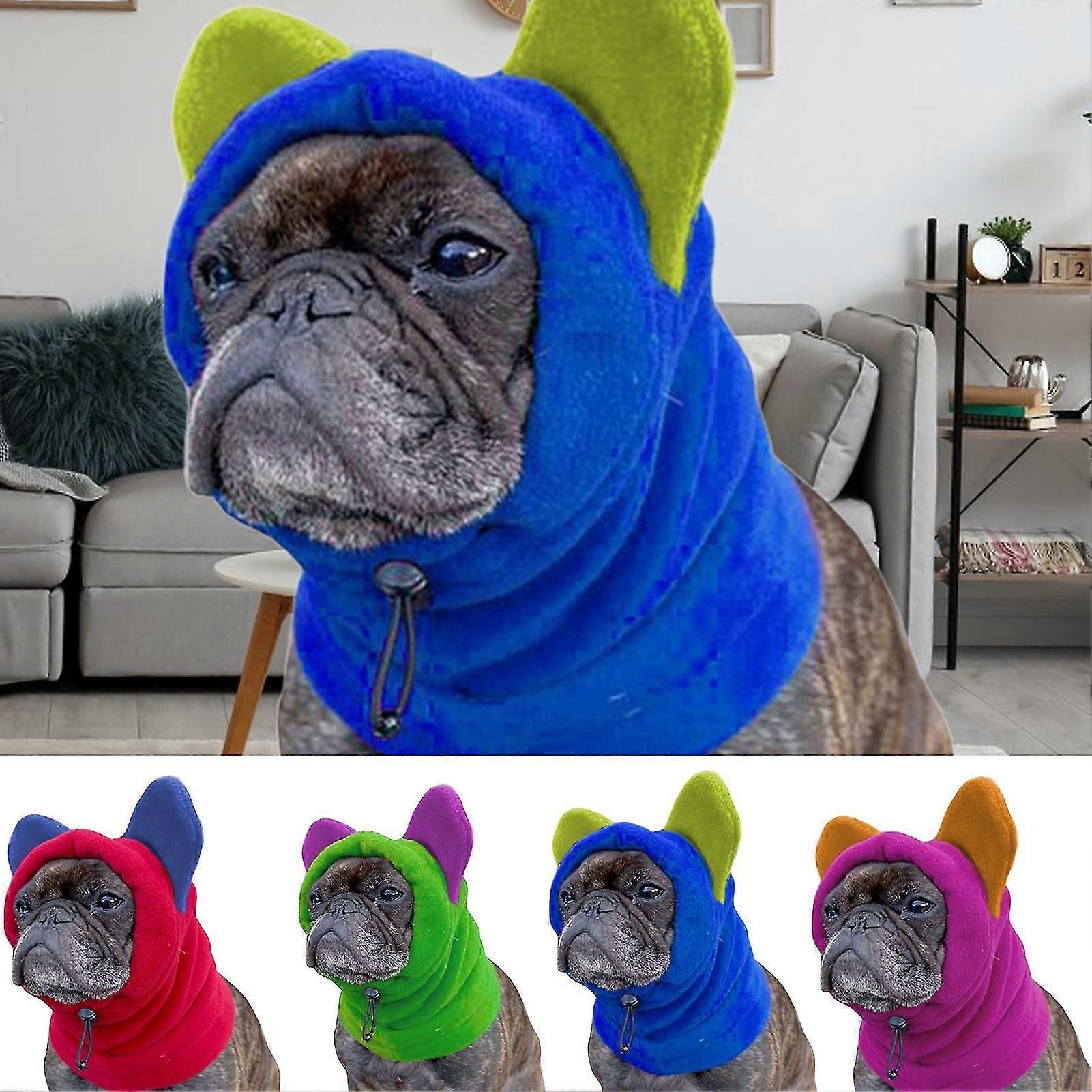 Pet Hat With Drawstring Wide Application Fleece Assorted Warm Dog Cap Household Supplies