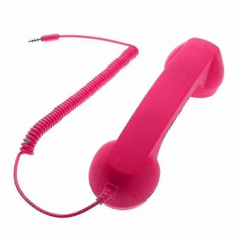 Telefone telefônico de celular retro de 3,5 mm com microfone