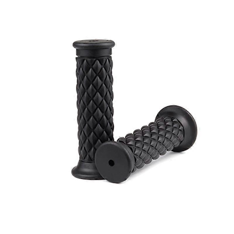 2 Pieces Motorcycle Handlebar Grip, Universal Motorcycle Grips Anti-Slip Rubber Handlebar Grips, Motorcycle Grips Soft Rubber for Scooter Quad Cruise