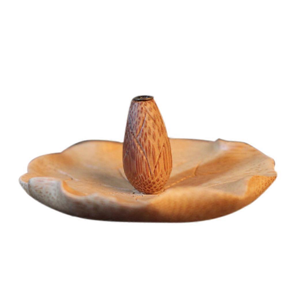 1 Hole Lotus Flower Shape Burner Holder Censer Plate For Stick Cone