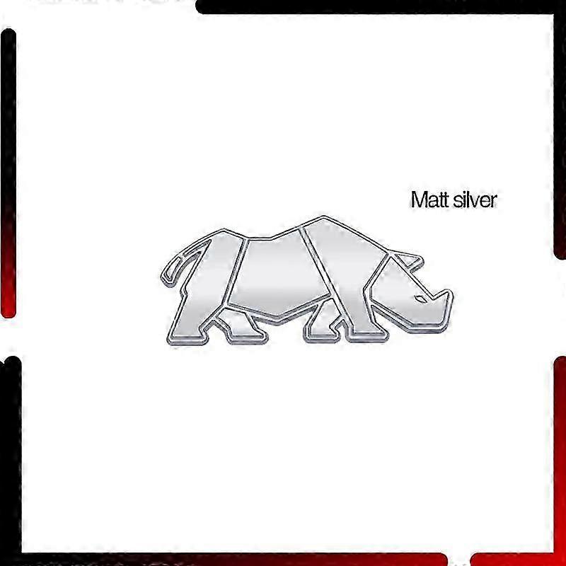 3D Metal Suzuki Jimny Rhino Grille Emblem with Car Body Badges JB43 JB23 JB64 JB74 JA11 JB31 JB33
