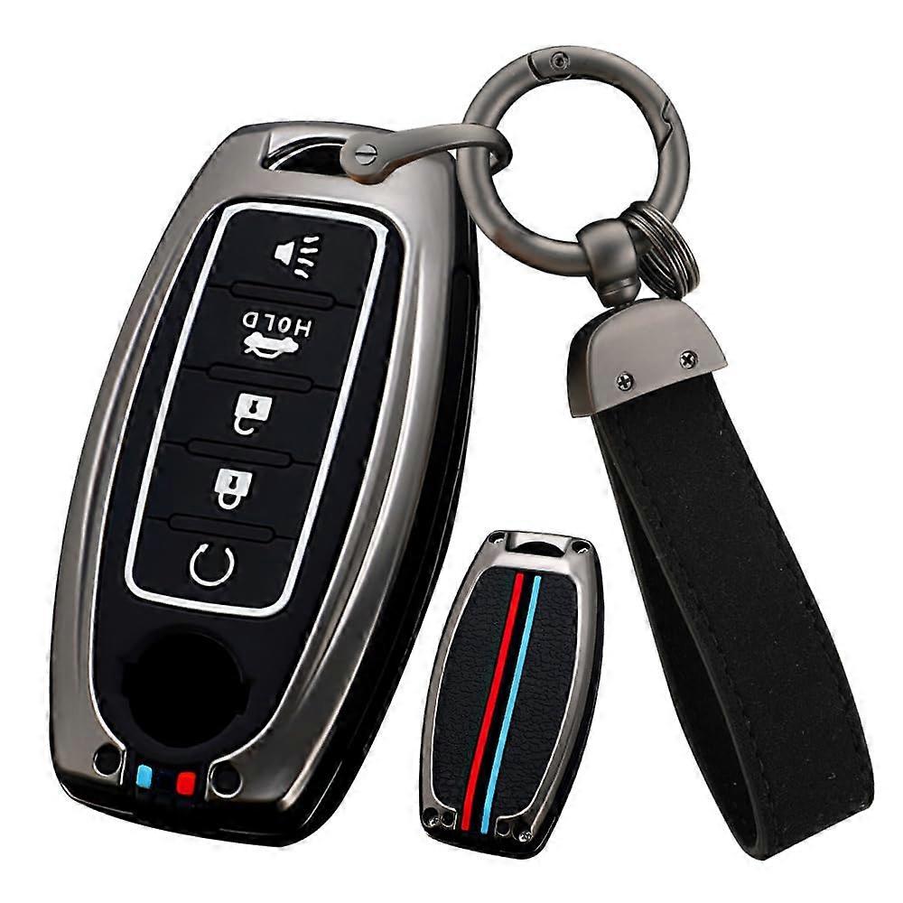 5 Buttons Key Cover for Nissan Rogue Altima Sentra Pathfinder, Durable Car Key Case, Soft TPU Material, Custom Fit