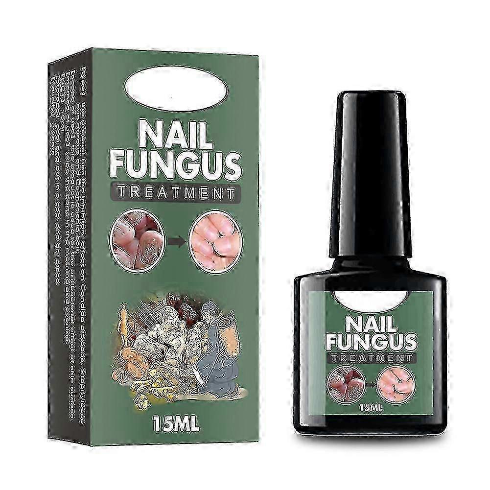 Extra Strength 指甲修复液 - 天然灰色指甲解决方案，适用于受损、变色和增厚的指甲、脚趾甲和指甲解决方案