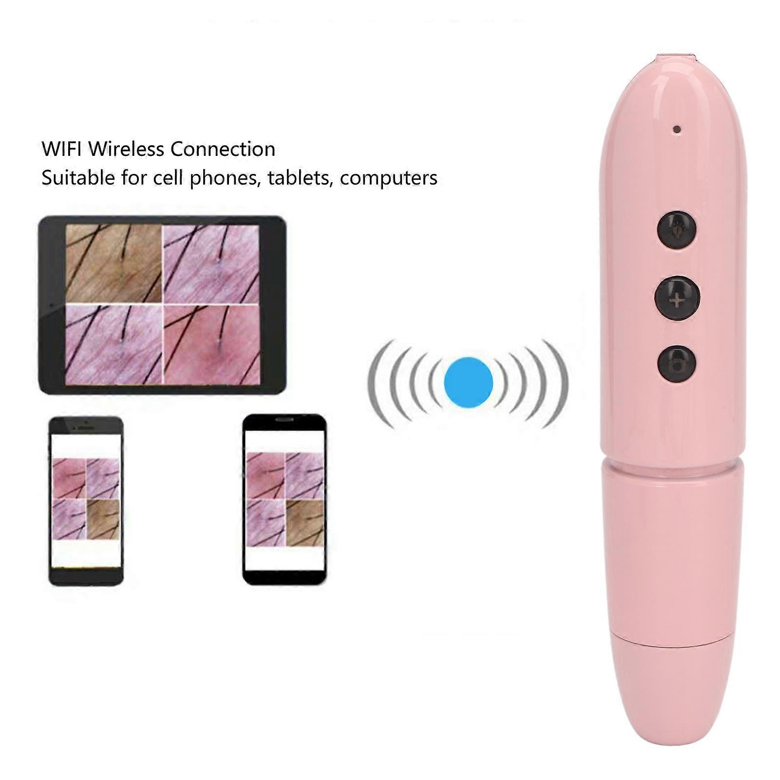 Wireless Digital Microscope 100X HD Magnifier Digital Zoom USB WIFI 2MP Camera Follicle Detector
