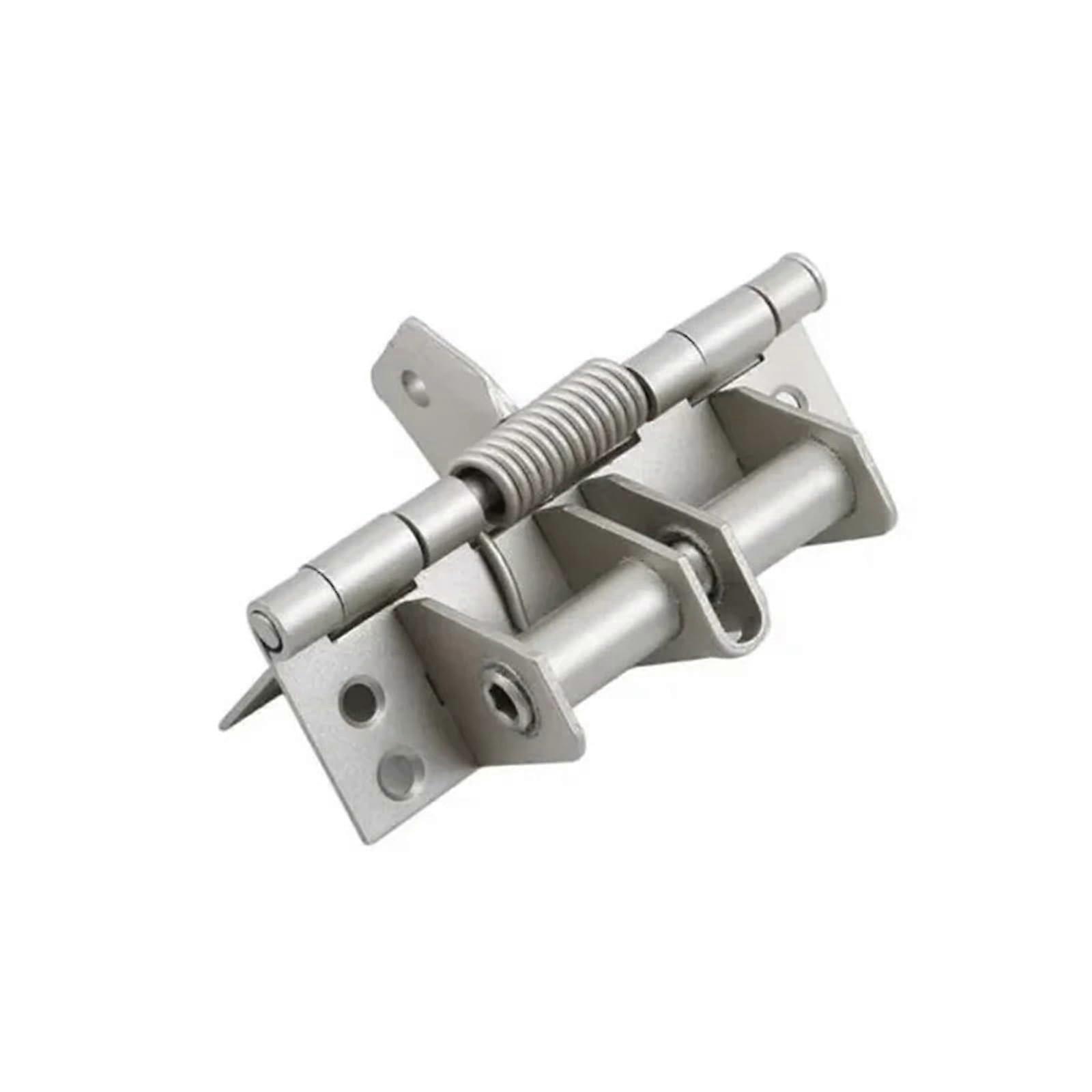 Spring Self-Aligning Hinge Automatic Closing Door Closer Multi-Function Detachable White Spring Hinges 1 Piece