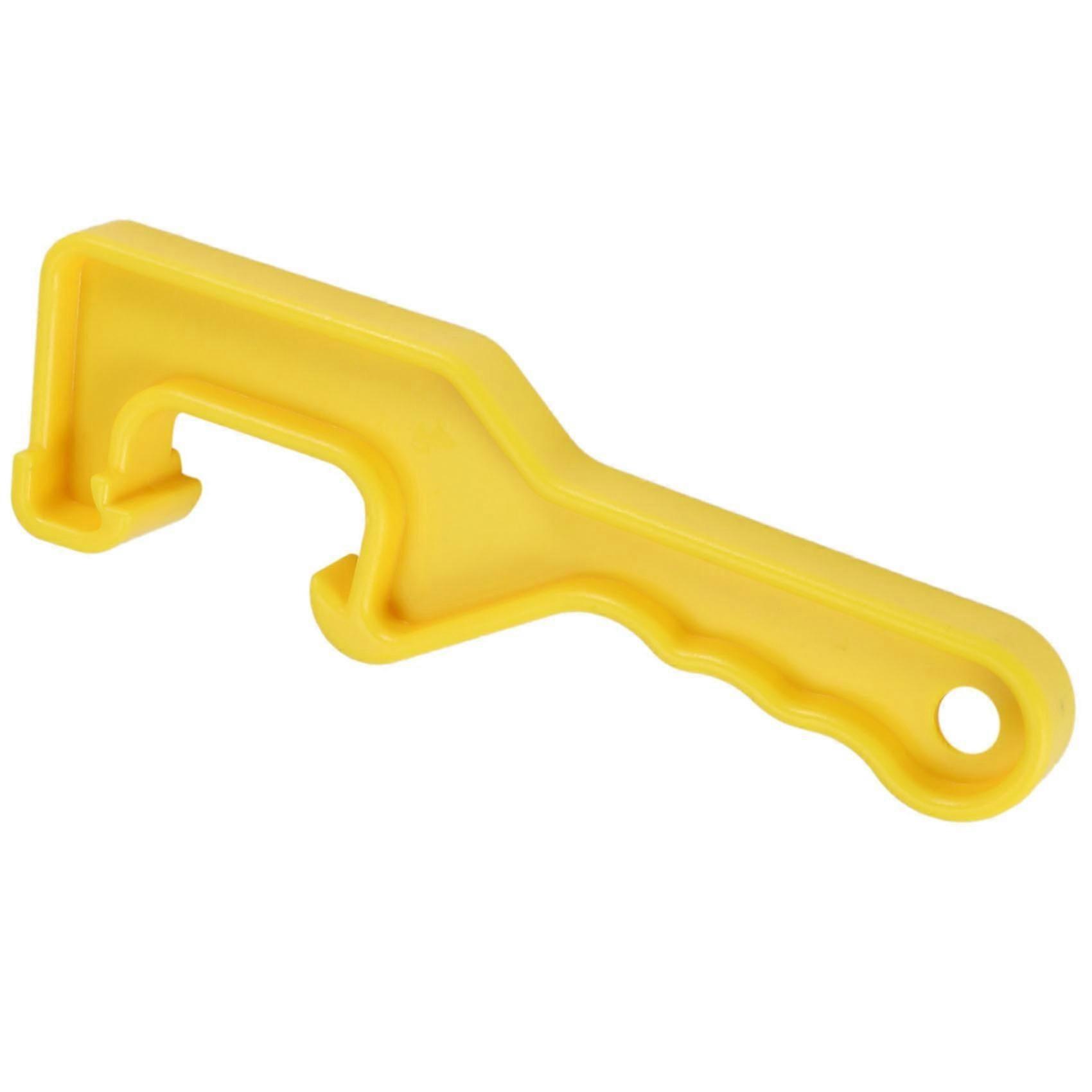 Kova Kapağı Anahtarı-5 Galonluk Plastik Kovalar ve Küçük Kovalar-Sarı-Dayanıklı Plastik Açıcı Aleti Üzerindeki Kapakları Açın / Kaldırın