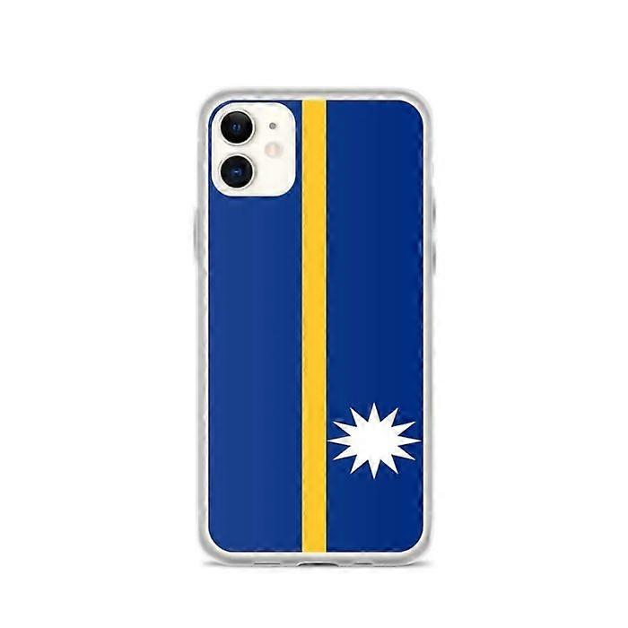 iPhone Case - Nauru - Flag - Soft - Multicolor - Slim Design