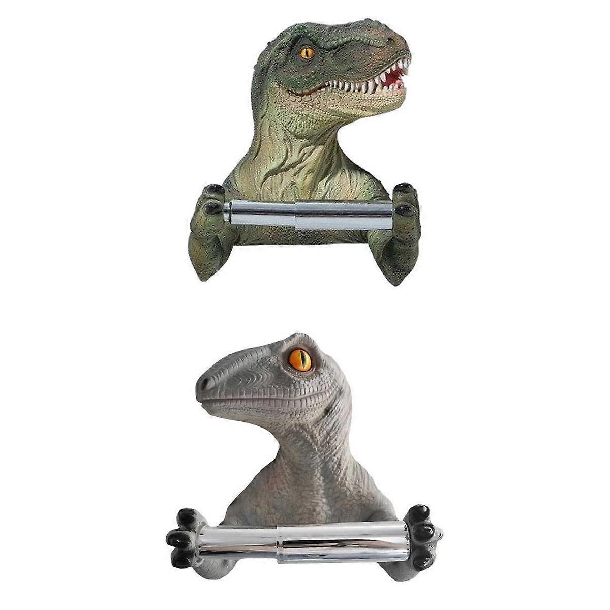 2pcs 3D dinosaure support décoratif mouchoir Organisation