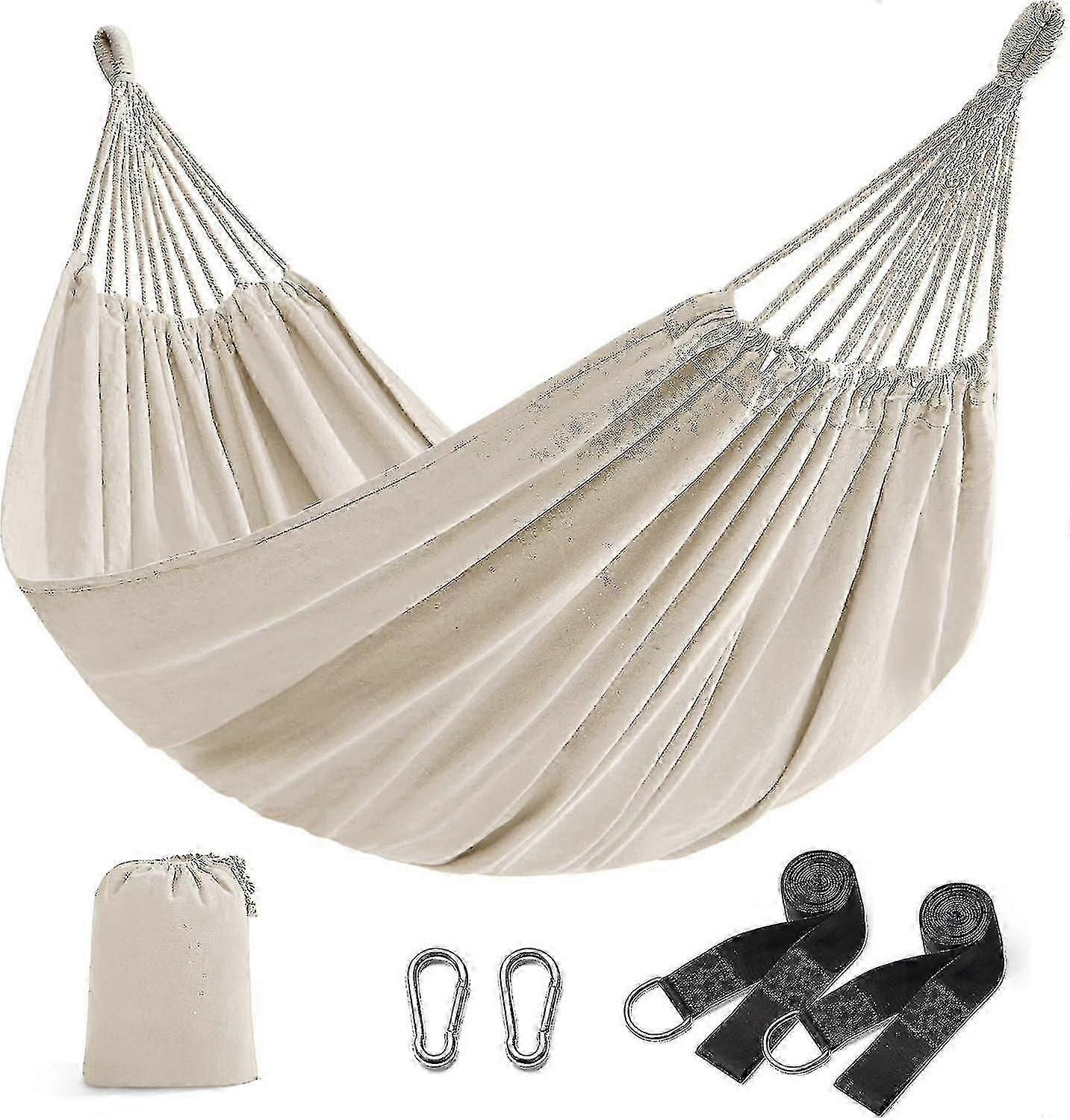 أرجوحة ، لشخصين ، 200 × 150 سم ، يمكن أن تستوعب ما يصل إلى 300 كجم ، للتراس ، شرفة ، حديقة ، في الهواء الطلق ، بيج