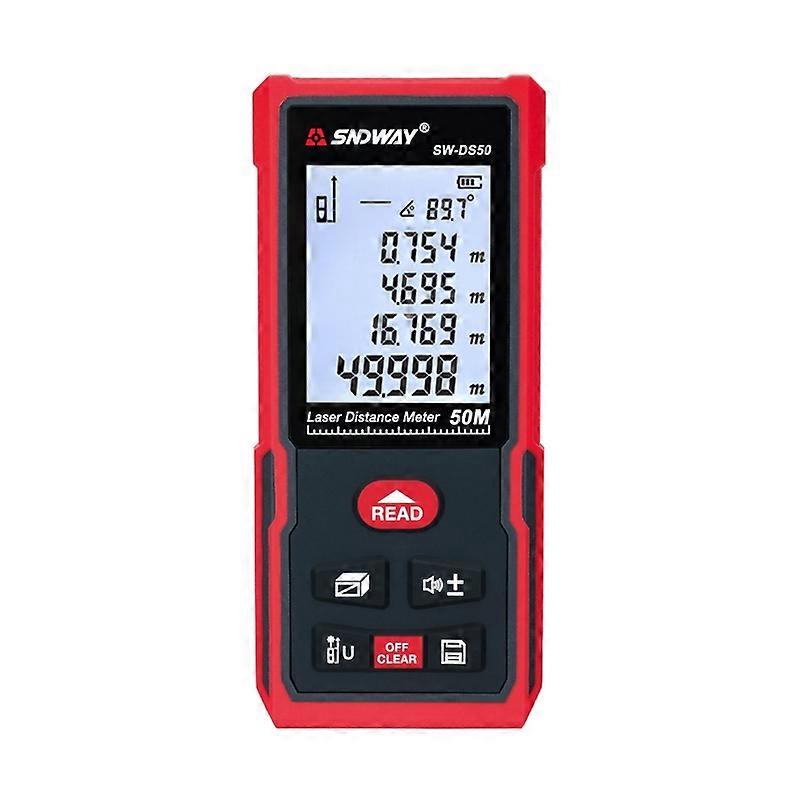SNDWAY SW-DS50 Handheld Laser Rangefinder Infrared Laser Ruler