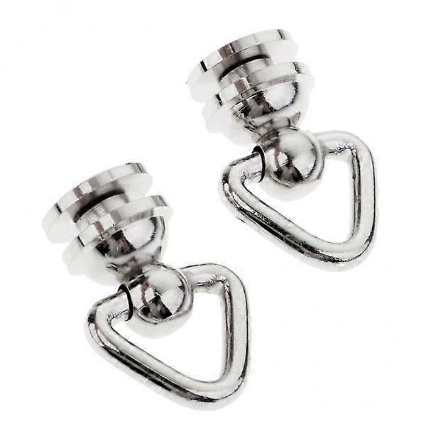 2-4 Packung 2pcs Ball Post with Triangle Rivet Round Head