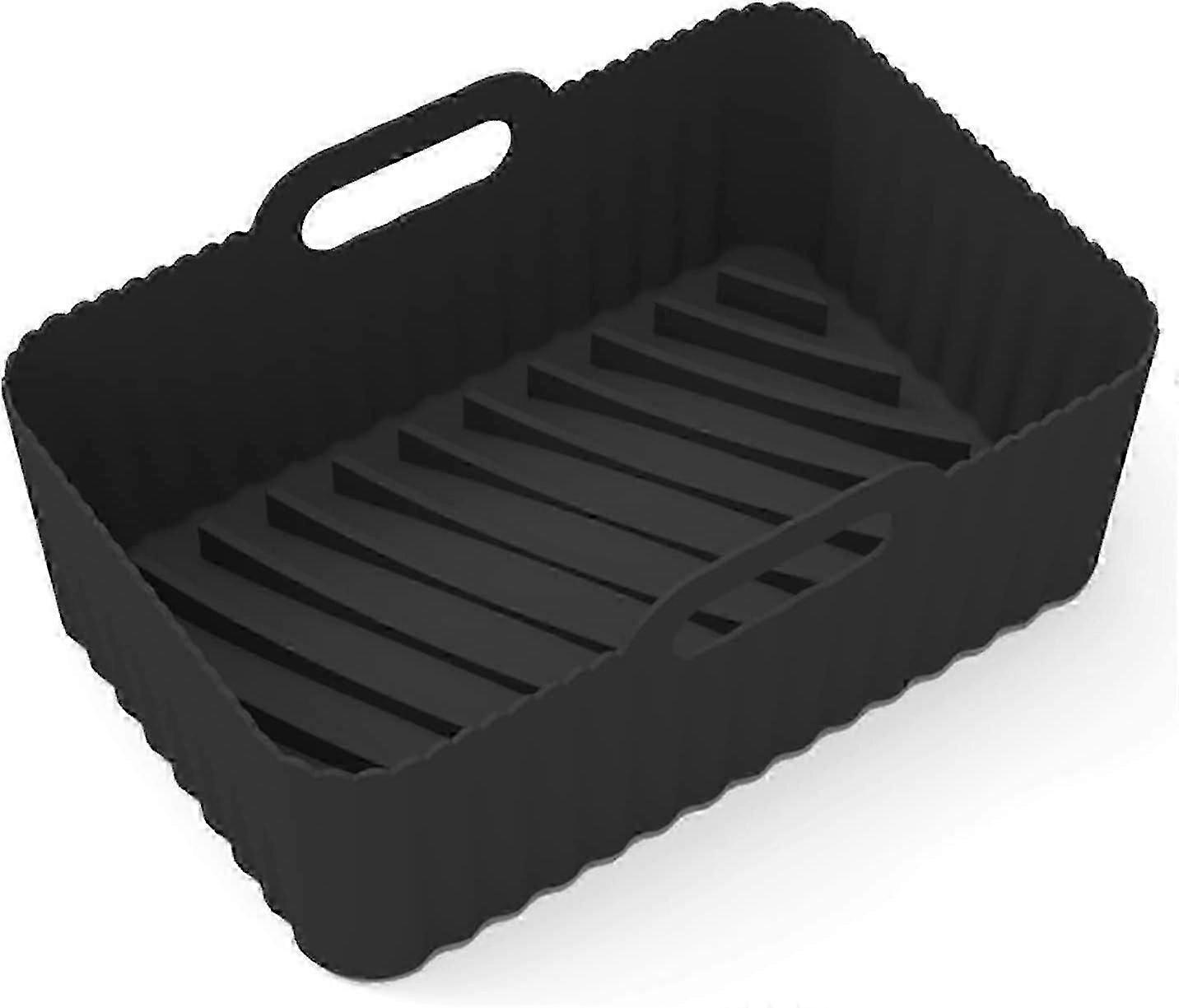 Friggitrice ad aria Fodera in silicone per Ninja Af500eu 10,4 L, friggitrice ad aria riutilizzabile Pentola in silicone Accessori per friggitrice ad aria, vassoio cestello per friggitrice ad aria