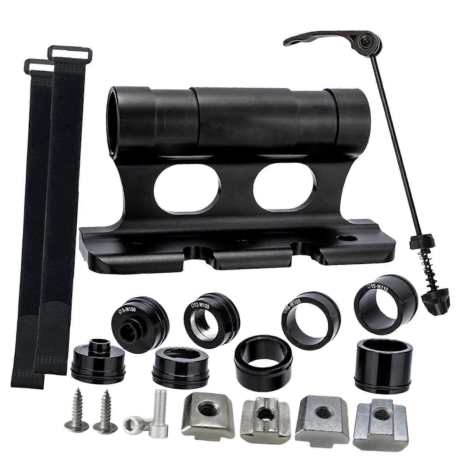 Bike Fork Mount Block Block Car Roof Rack with Straps with Sliders Bicycle Fork