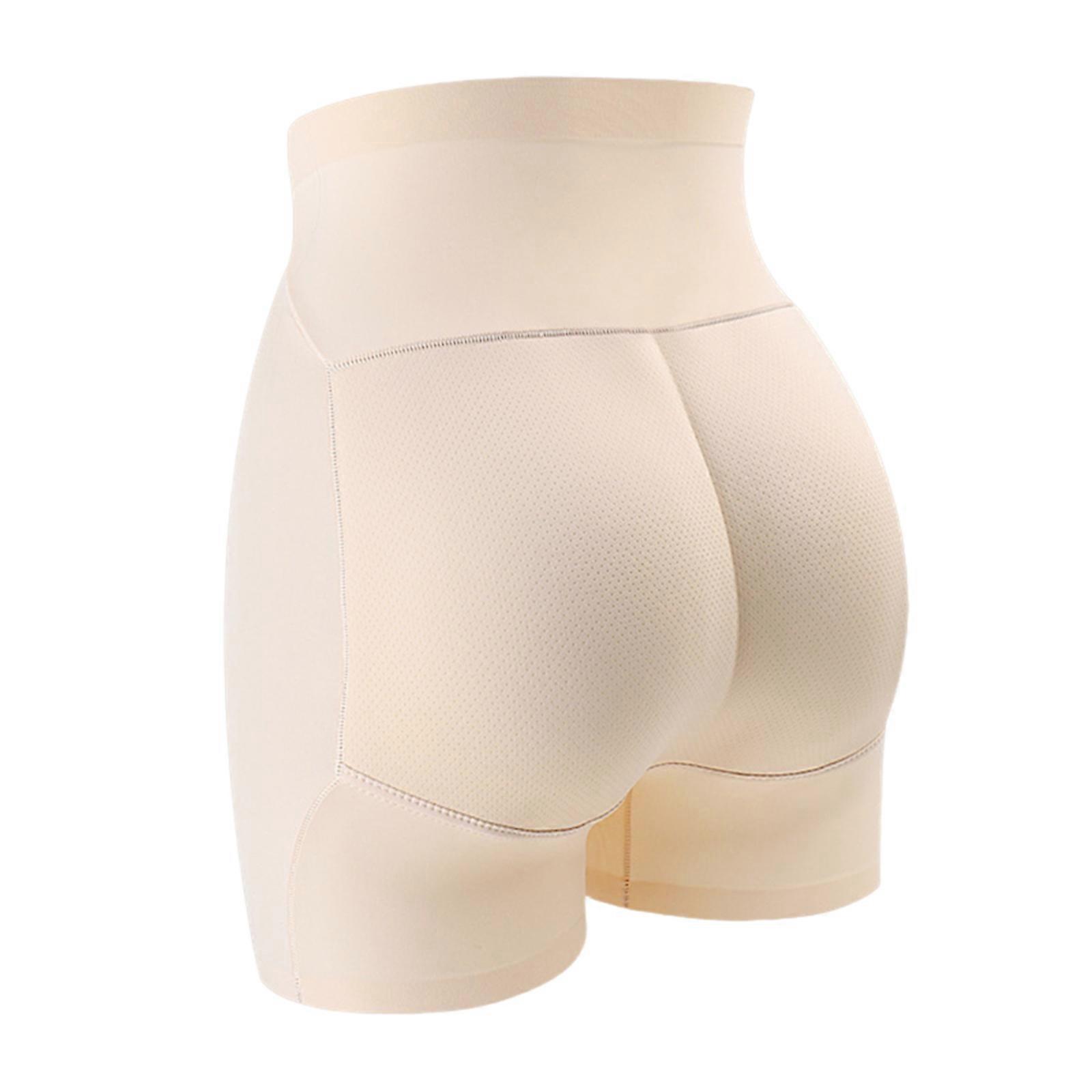 נשים סקסי כוזב ישבן מרופד תחתונים הרמת הרמת ירך משפר ללא תפרים Boyshorts מותניים מאמן תחתונים Shapewear צבע XL