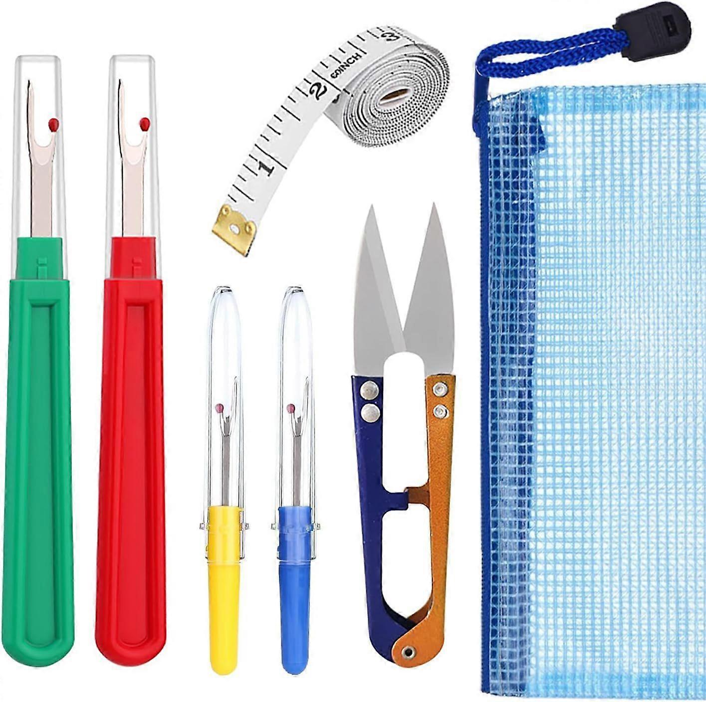 set of seam ripper, sewing scissors set (for sewing work and removal tools)