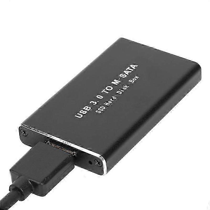 MSATA to USB 3.0 SSD Enclosure External Hard Drive Disk Box Case Adapter for 30X50mm 30X30mm MSATA