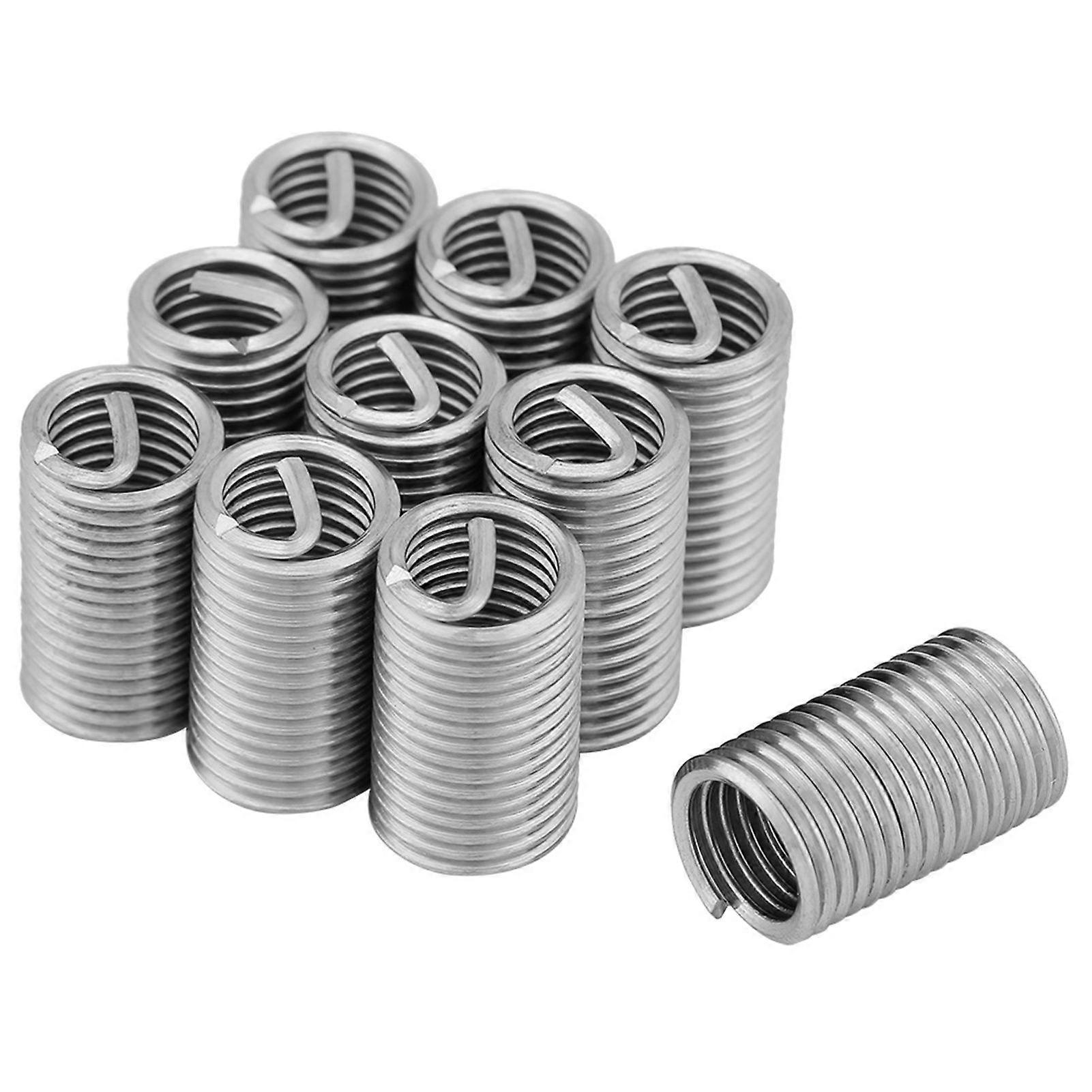 High quality  10pcs M8x1.25x3D stainless steel wire thread insert