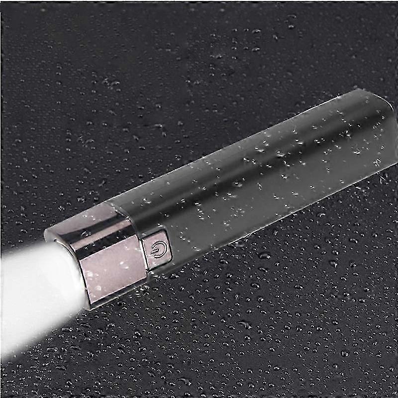 Mini Multi-Function Flashlight Dual LED Source Working Light USB Rechargeable Torch Strong Magnet E