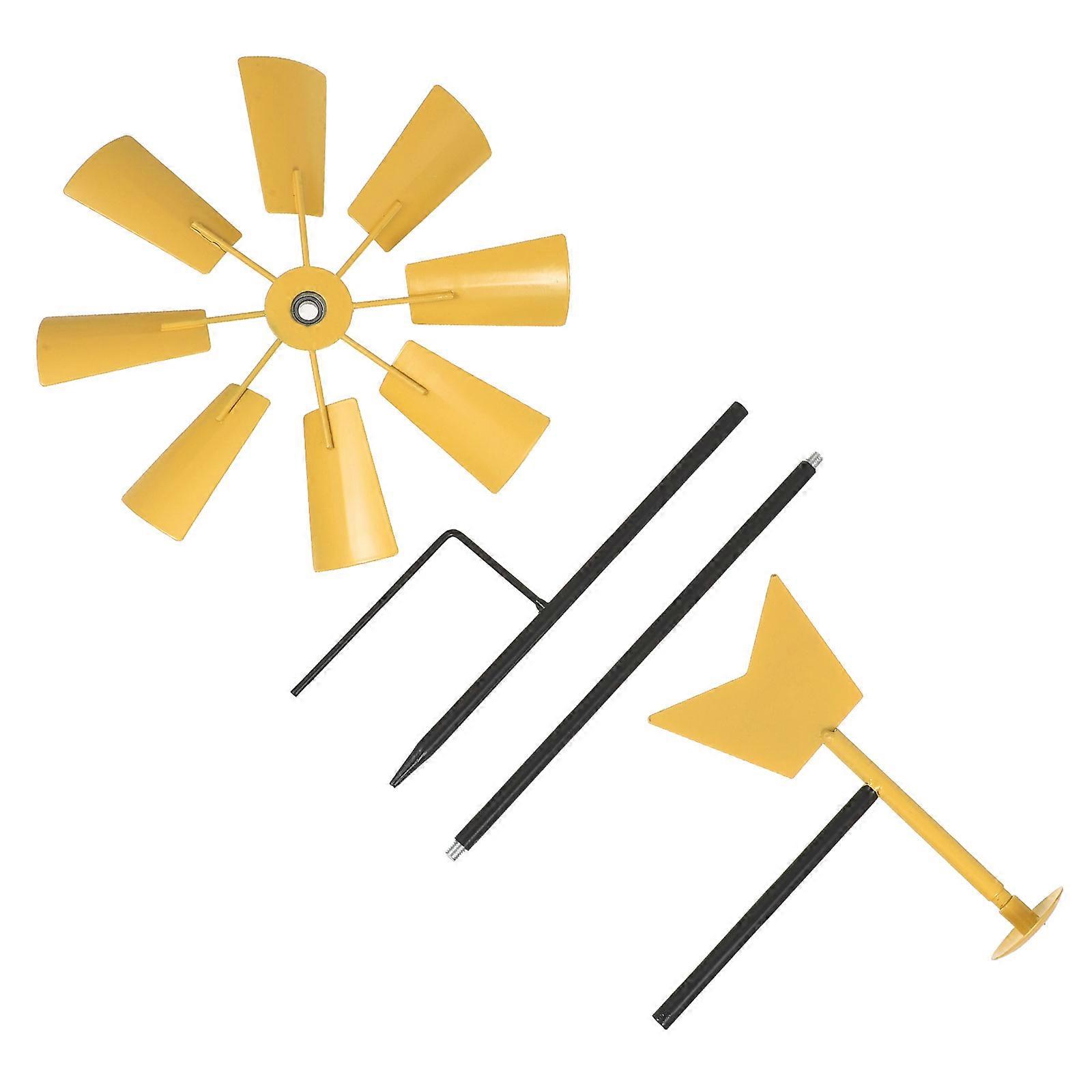 Outdoor Windmill,Iron Yard Ornament for