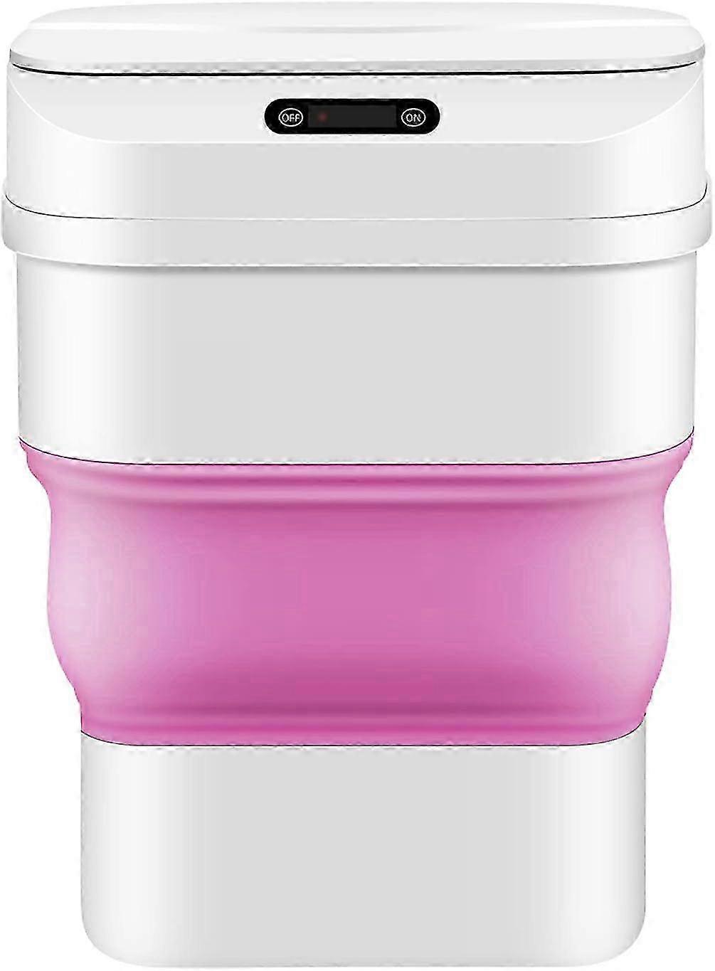 Smart Induction Trash Can Foldable Dustbin Waterproof Battery Powered Garbage Bin