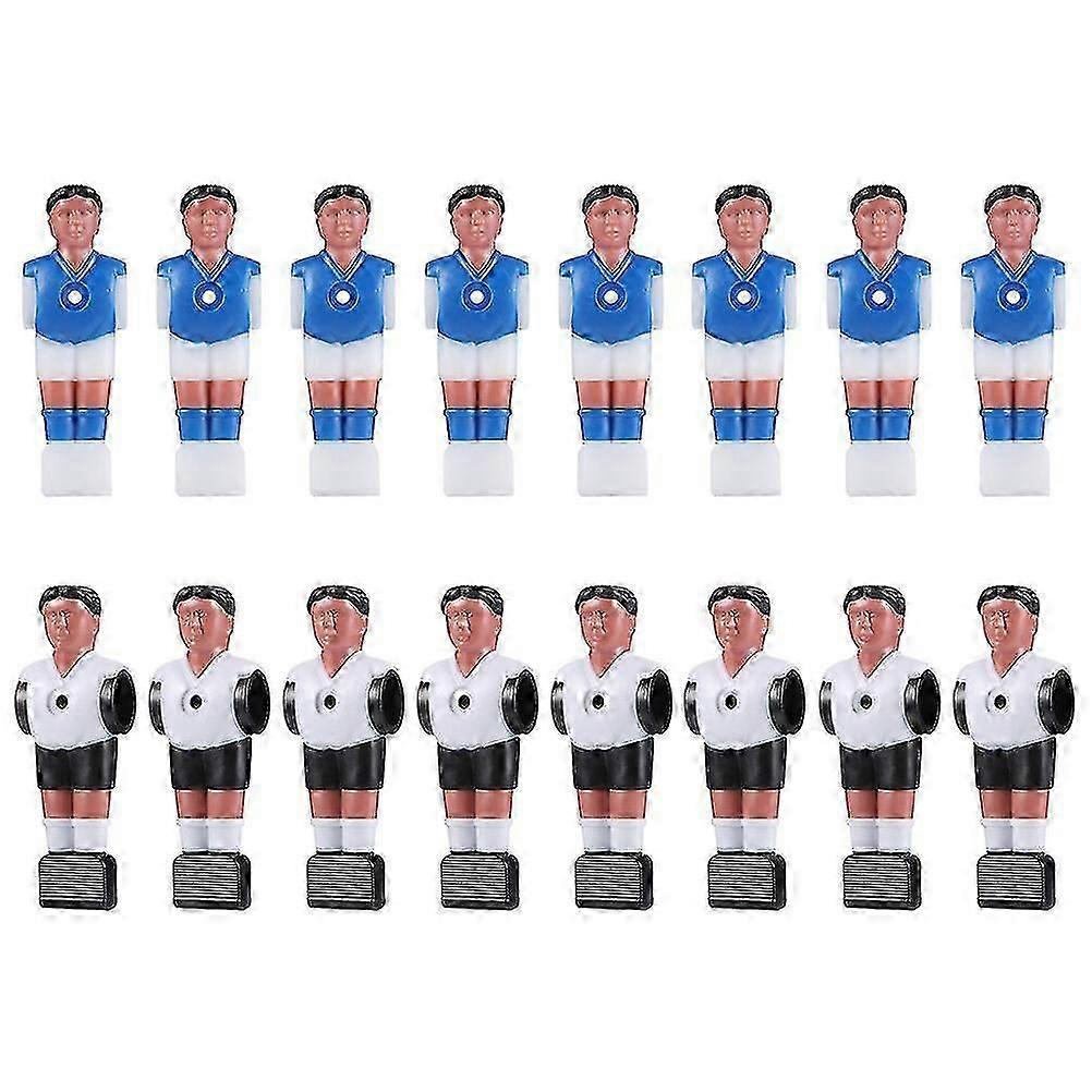 16pcs Durable Foosball Players Replaceable Soccer Figures for Table Football