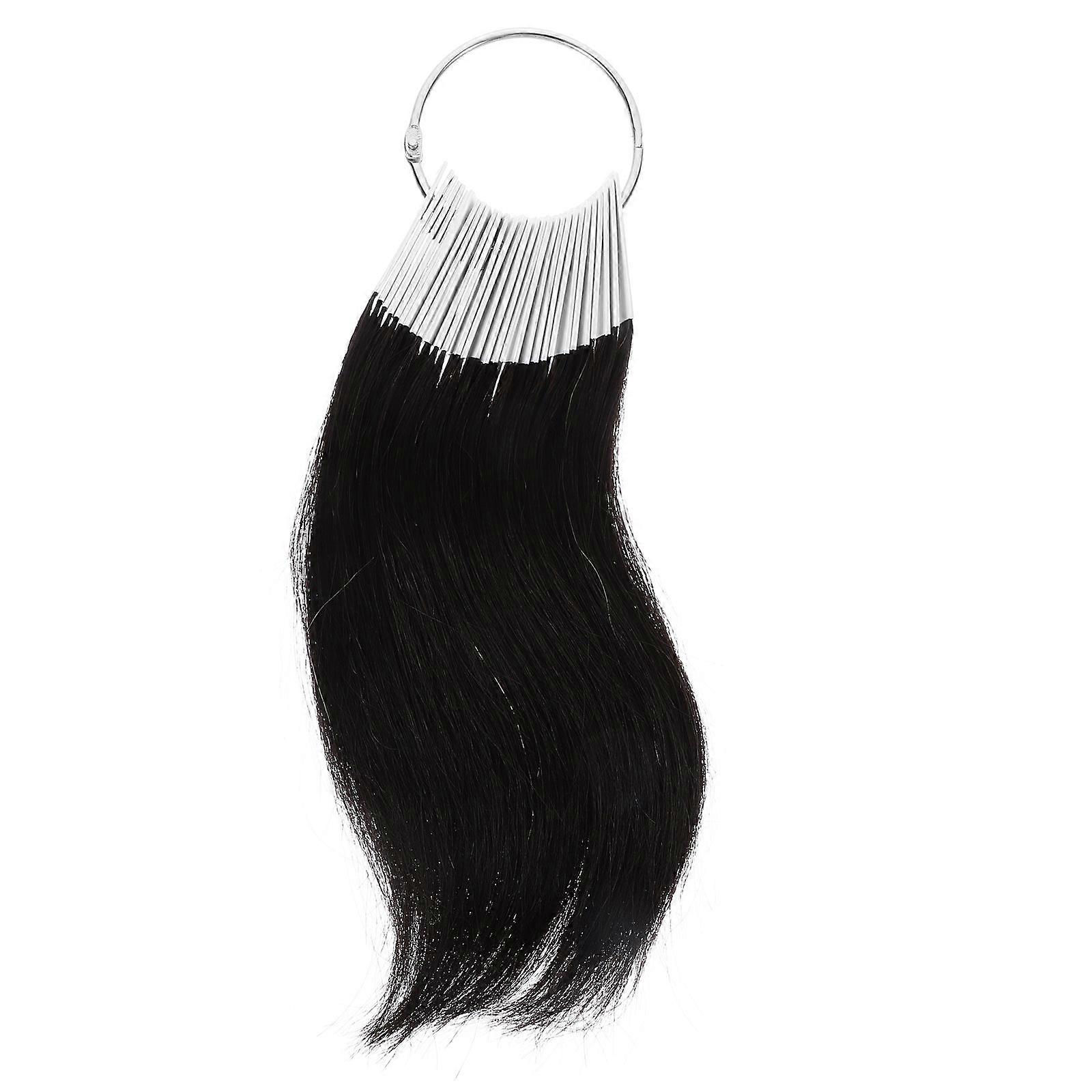 Color Extension Samples for Hair, Reusable Design with PVC Ring Support, Professional Use