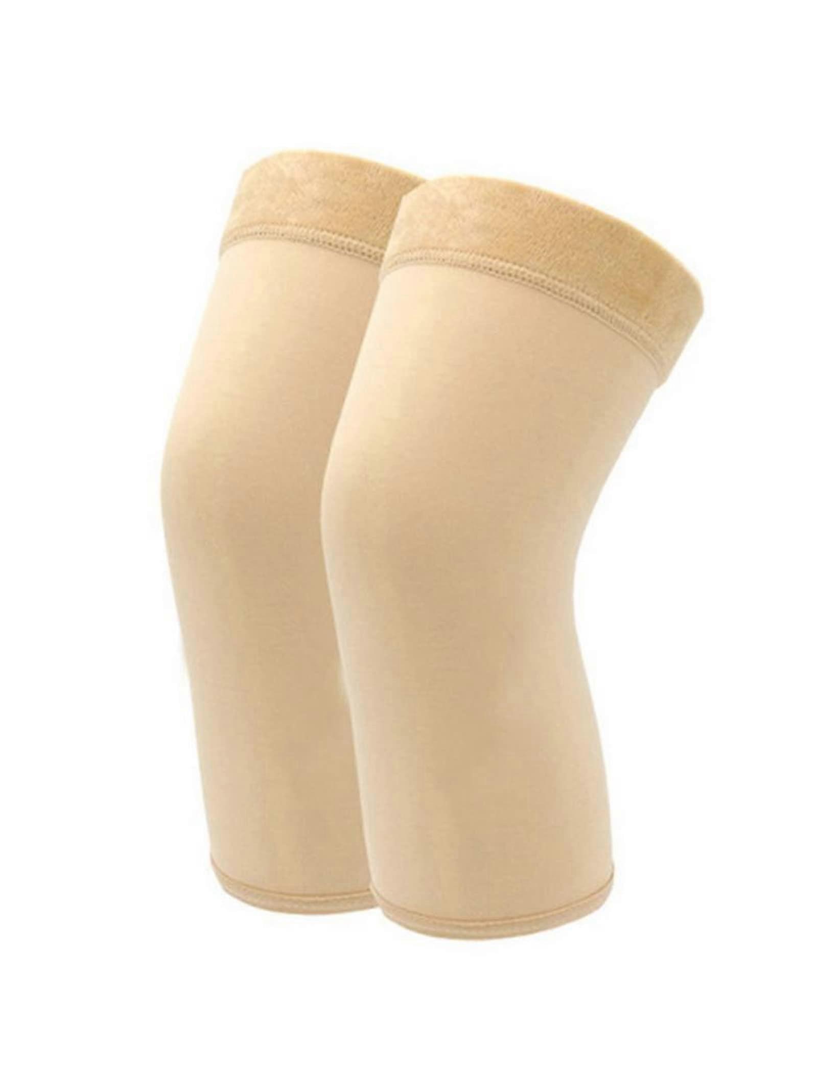Volleyball knee pads Winter warm thermal knee warmers elastic knitted plush knee protectors for the winter outdoors knee pads Ref: 2998