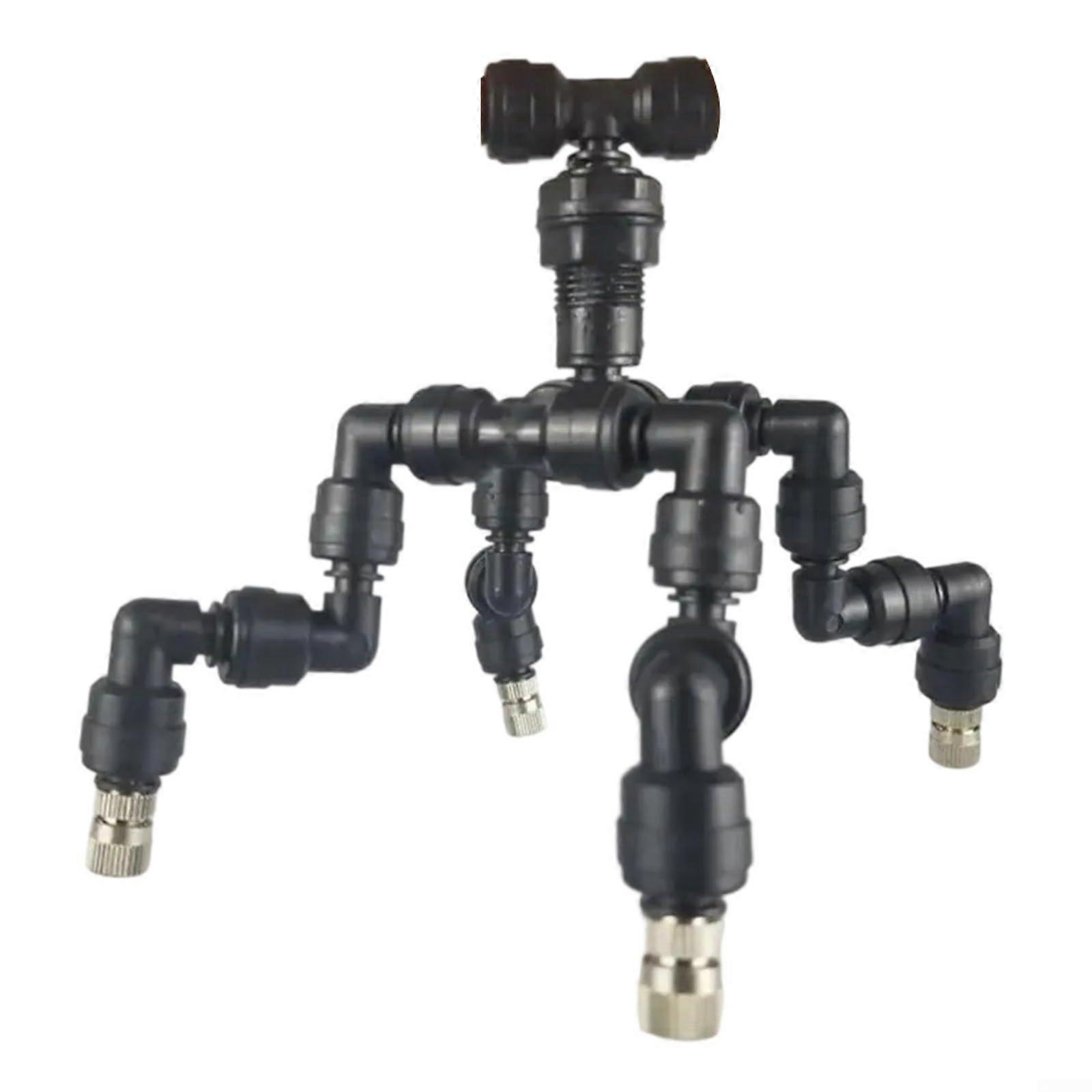 Adjustable Nozzle Reptile Terrarium Mist Nozzles 360° Rotatable 3-7 Micron Fine Mist Easy Installation for Humid Environments