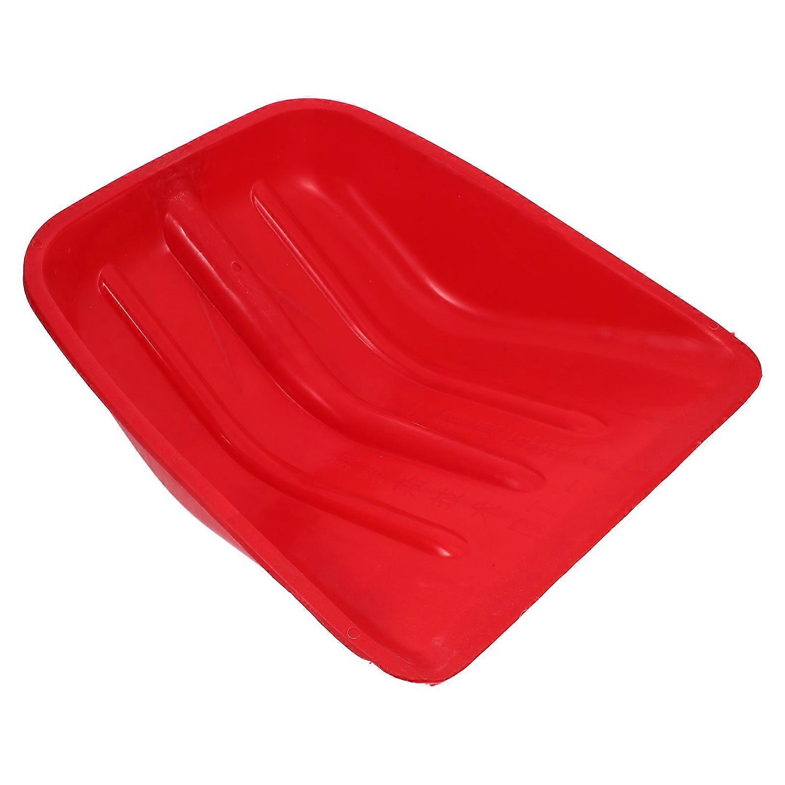 Snow Scoop Head Accessory Winter Snow Removal Grain Collection Red 41.00X34.00X10.00CM 1Pcs