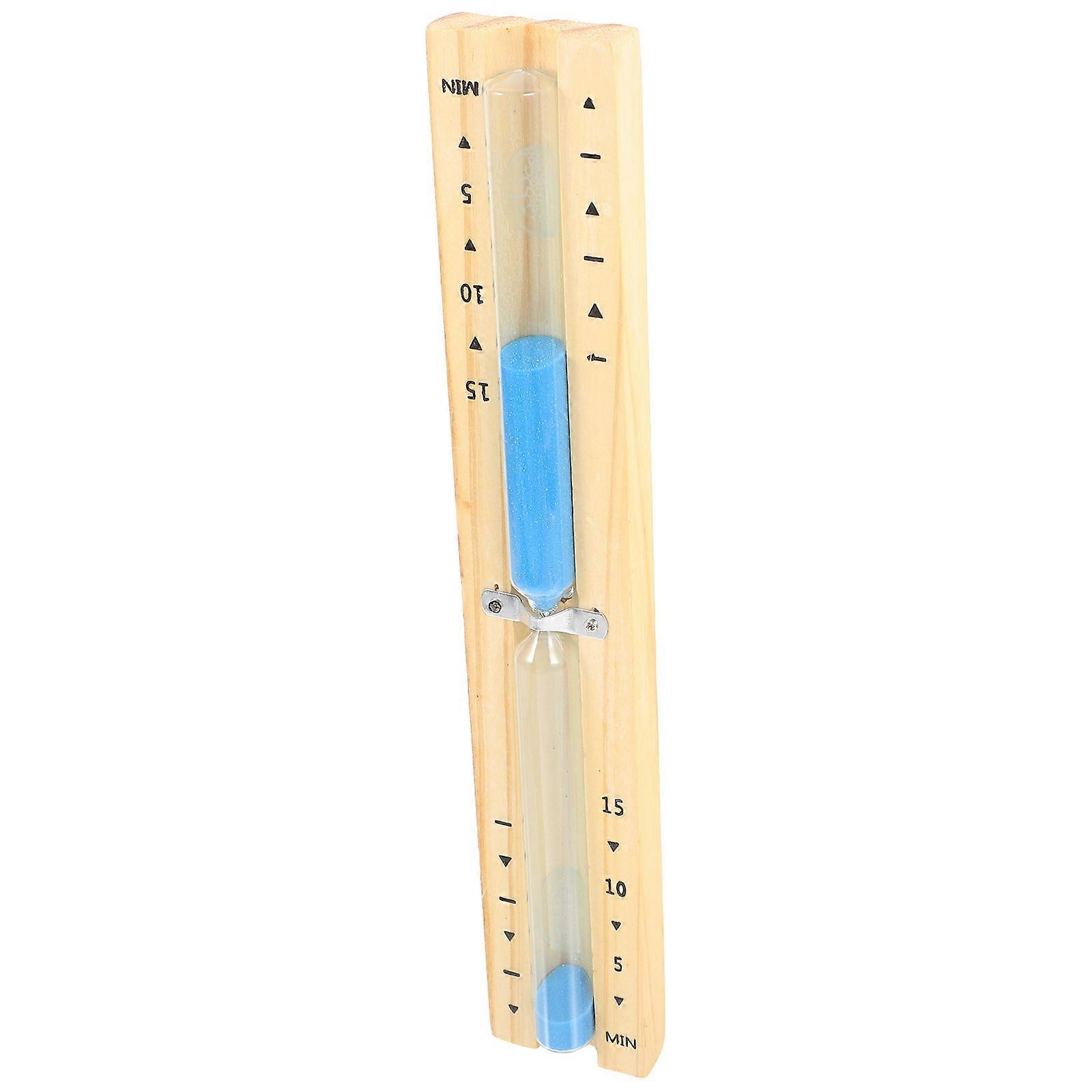 Hourglass Timer Sauna Room Timer 15-Minute Counting Sauna Equipment Blue 29.00X5.00X2.50CM Time Reminder 1Set