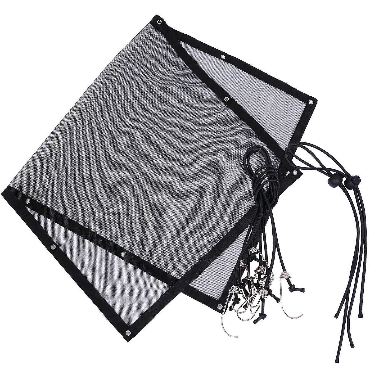 Pet Mesh for Car Dog Car Barrier Net Simple Design Safety Isolation 115X62cm 2 Sets