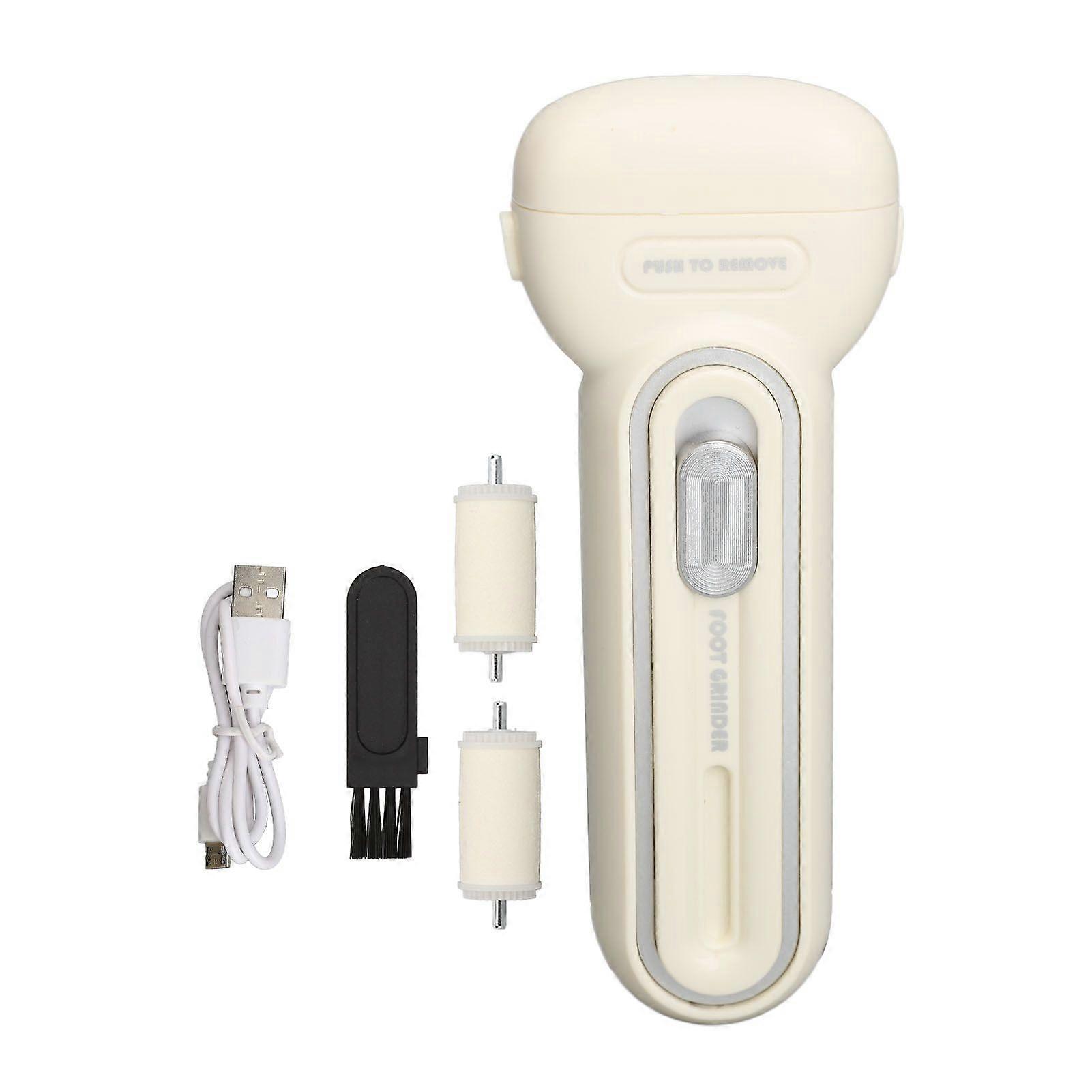 2025 Latest Model Electric Foot Grinder 2 Replaceable Heads Remove Dead Skin C...