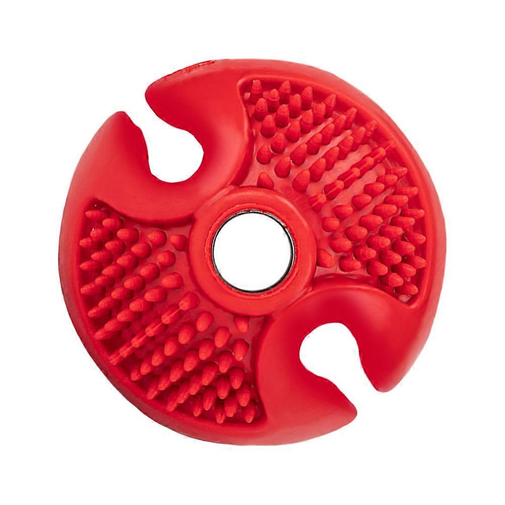 Interactive Snuffle Dog Toy Foraging Ball Sniffing Training Toy Training Sessions Red 6.5X6.5X6.5CM Bite Resistance 1Set