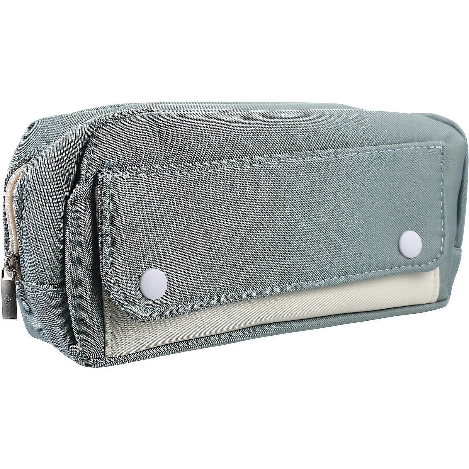 Cute Pencil Case For School Rectangular Storage Organization Office Workers 20X9.5cm 1Set