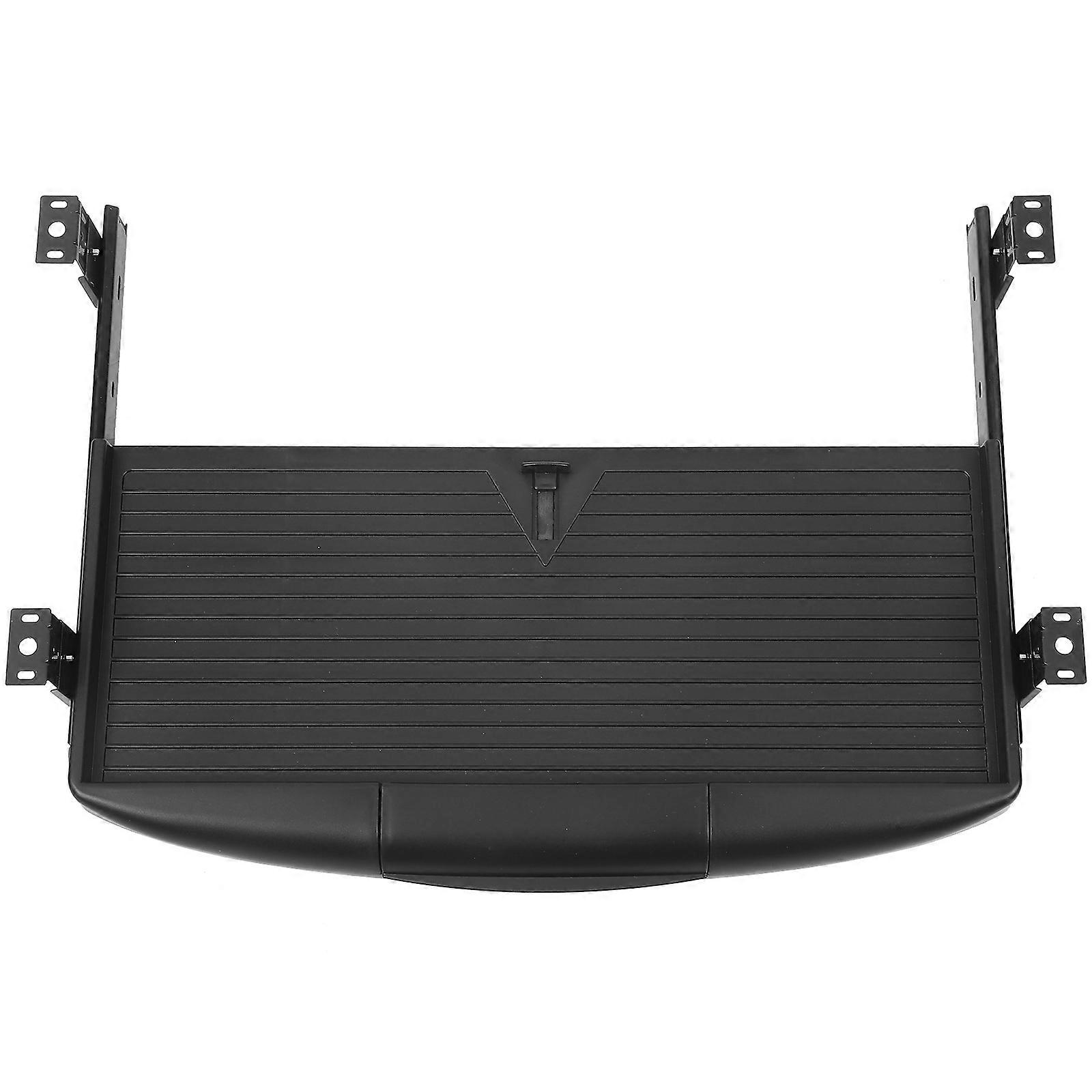 Sliding Keyboard Tray Keyboard Slider Under Desk Black 55.00X25.00X4.00CM Space-Saving 1Pcs