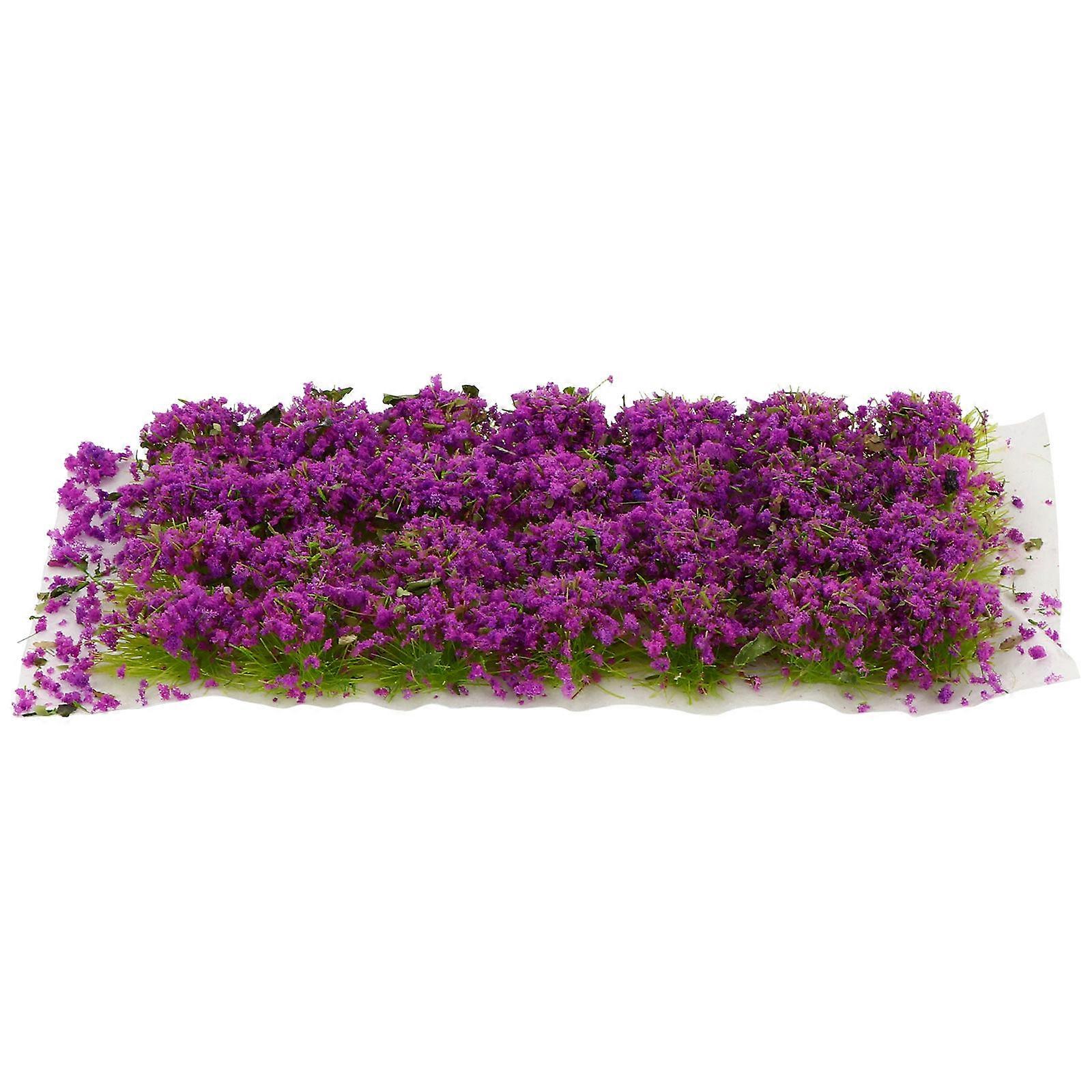 Miniature Artificial Grass Cluster Miniature Vegetation Simulation Flower Cluster Mini Crafts Realistic 1.5X1cm Decorative