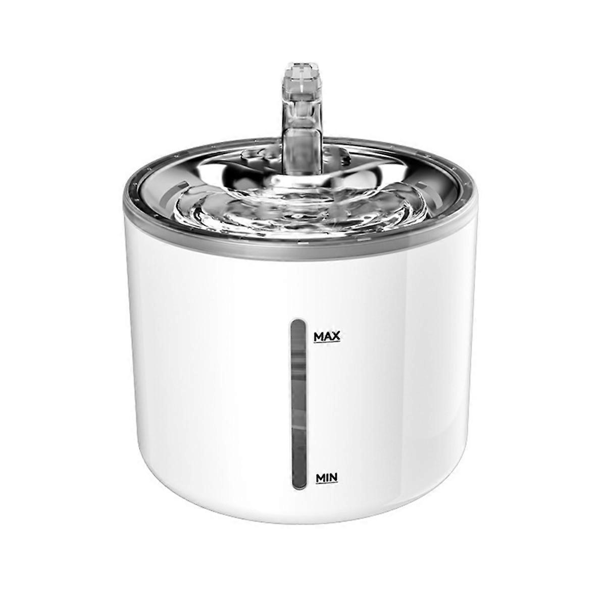 Stainless Steel Automatic Cat Drinker with Sensor,AC 220V EU Plug