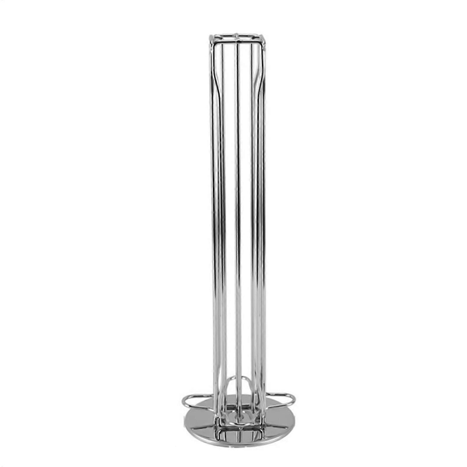 Coffee Capsule Holder for 40 Capsules - Modern Silver Pod Organizer - Premium Quality Coffee Pod Storage Solution