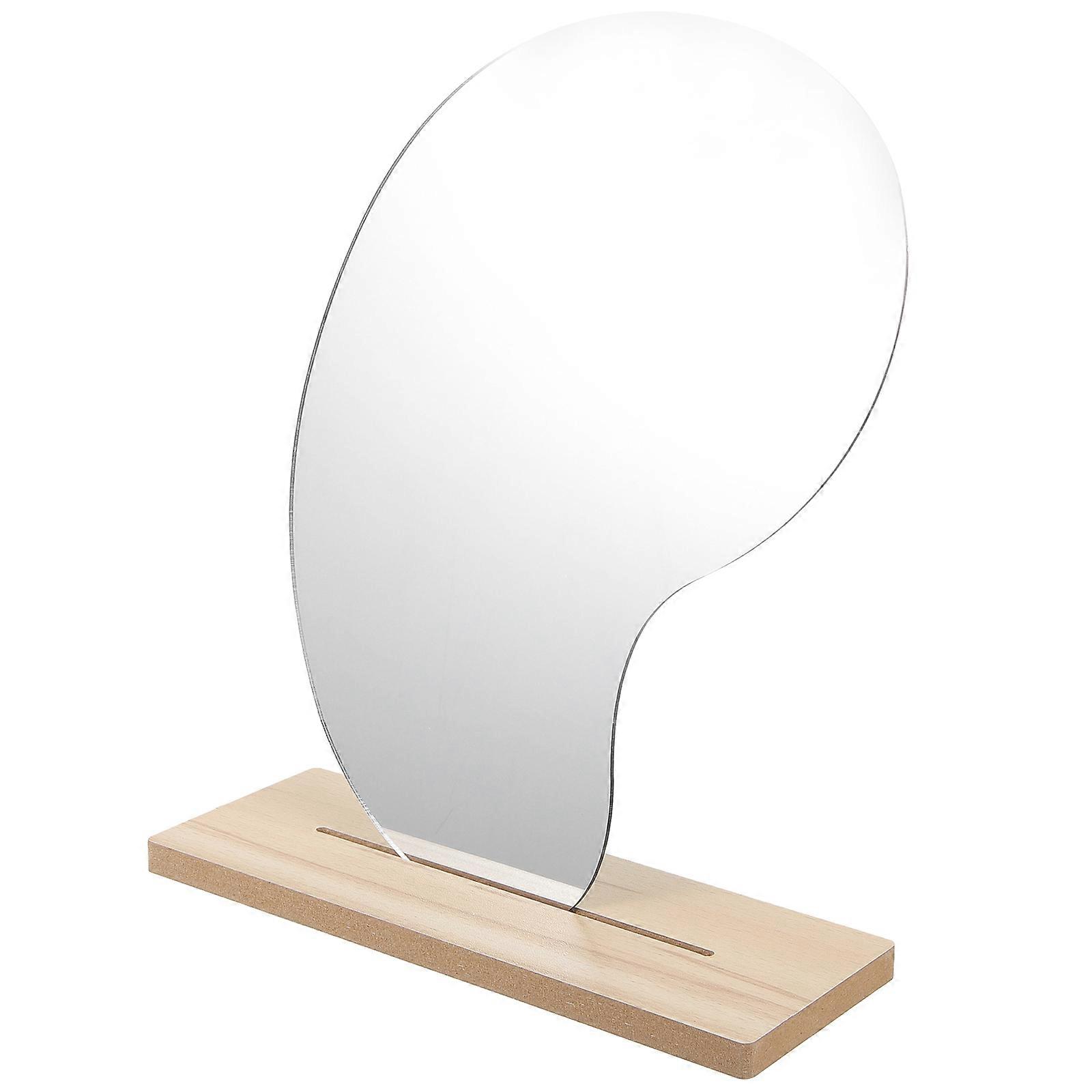 Vanity Bedroom Mirror Acrylic Makeup Mirror Diy Projects Daily 23.5X15.5X0.5CM High-Definition Mirror Surface 1 Set