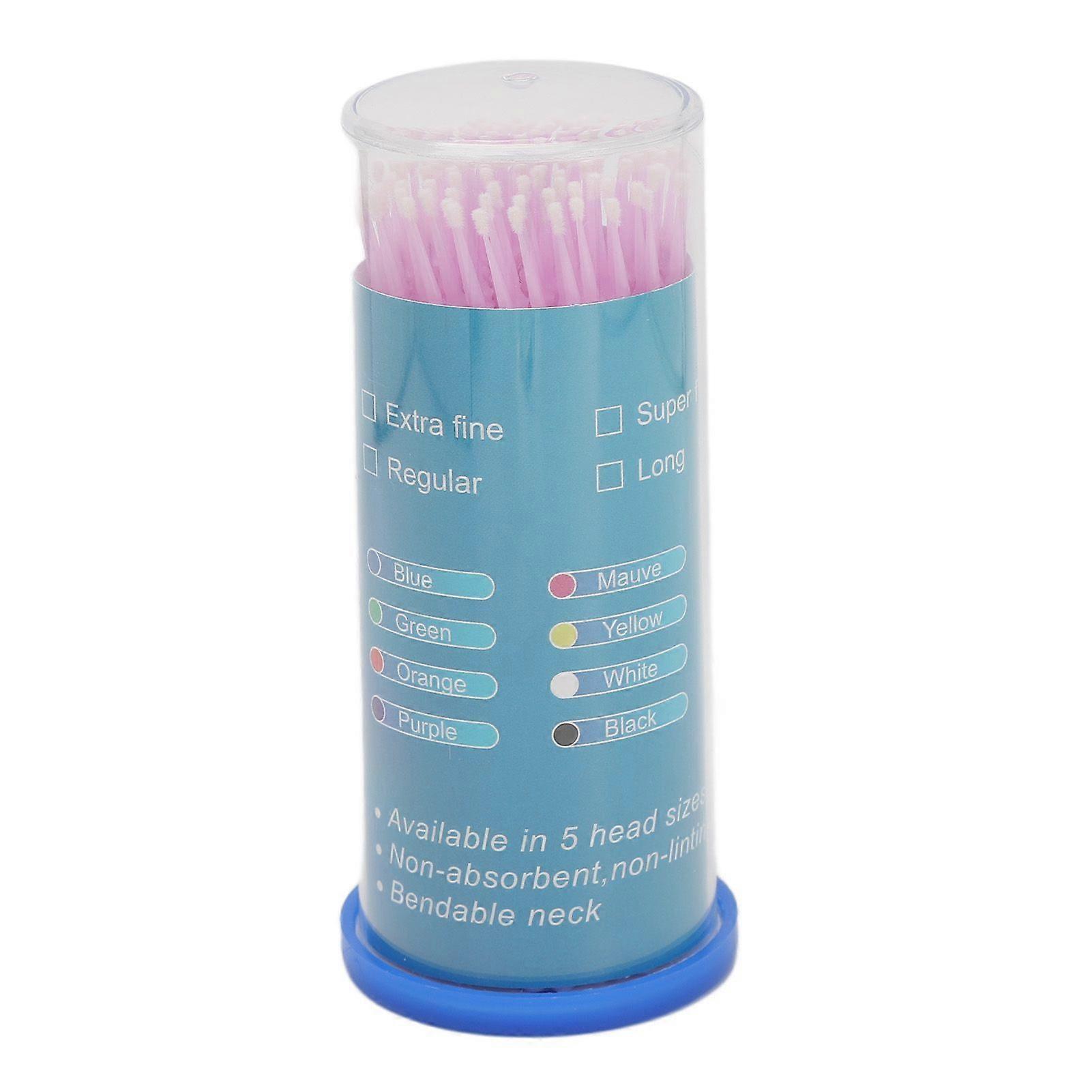 2025 Latest Model 100Pcs Micro Applicator Brushes Disposable Flexible Lightwei...