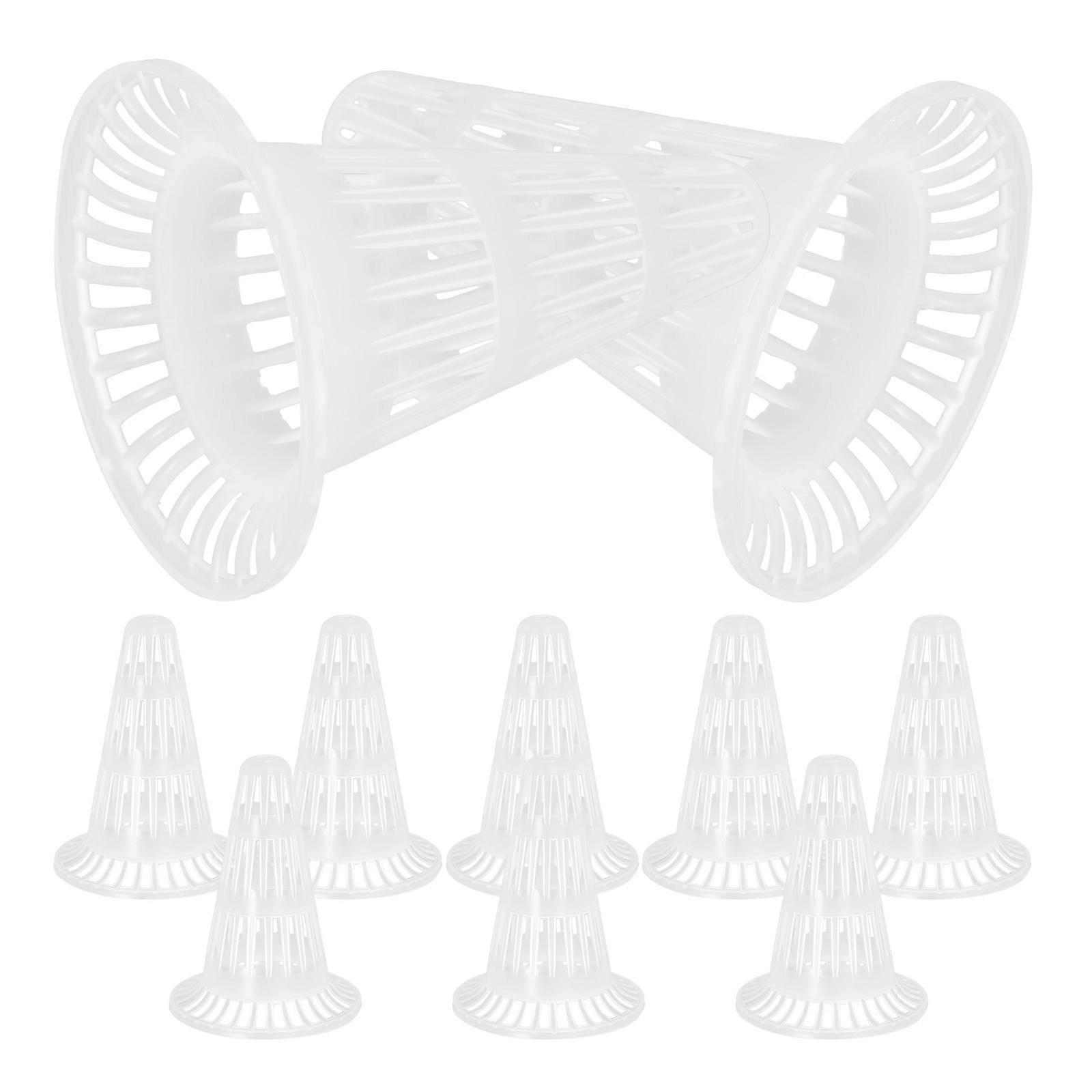 Garden Mesh Pad Planter Hole Mesh Pads Plants Air Permeability PP Material 10Pcs