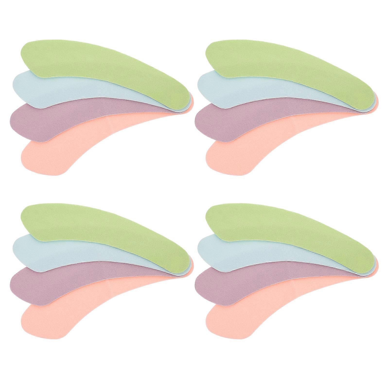Toilet Seat Cover Pads Mat Green Fabric Bathroom Use Soft Cushion 8Pairs