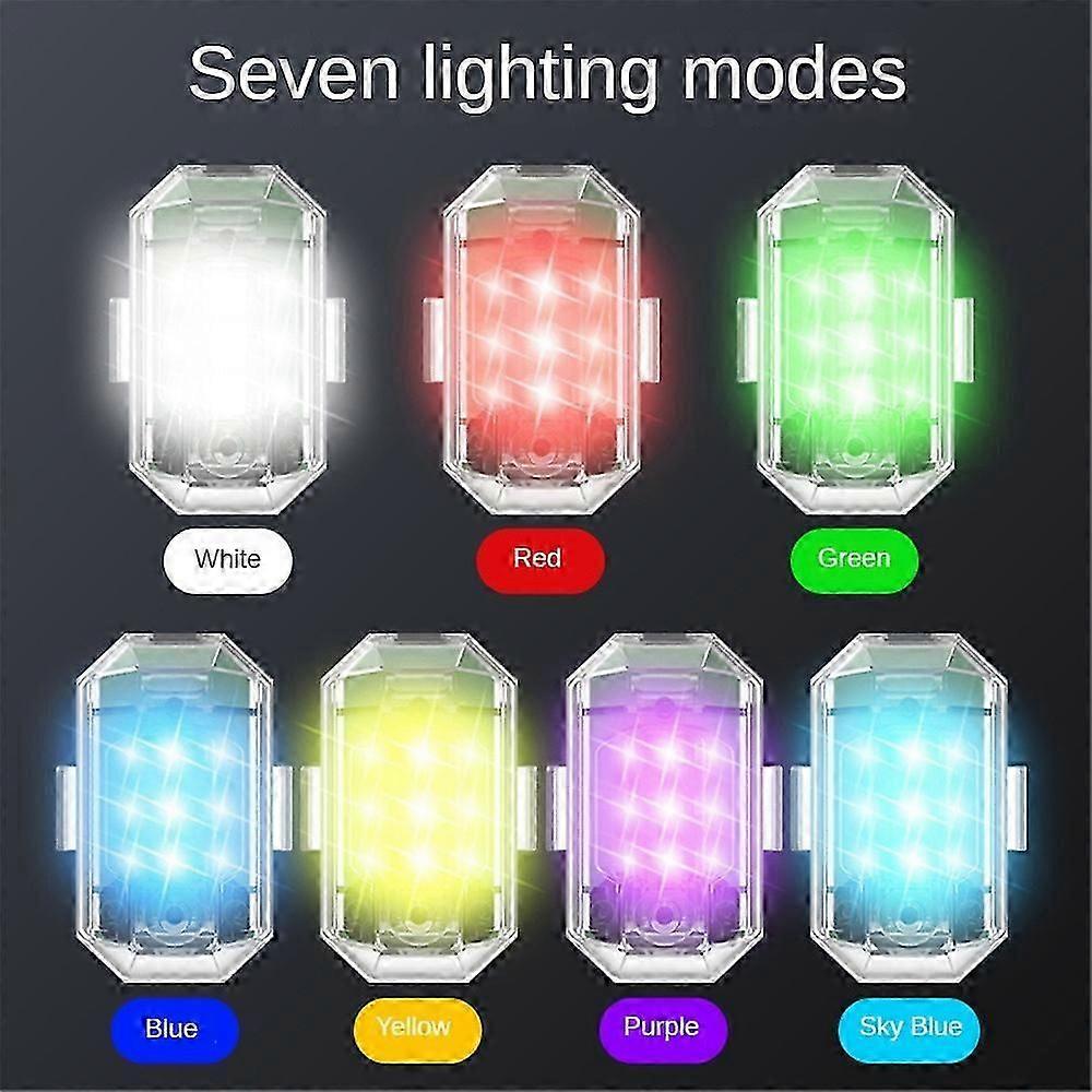 High Brightness Wireless LED Strobe Light, 7 Colors Strobe Lights & USB Charging,Wireless LED Strobe Lights