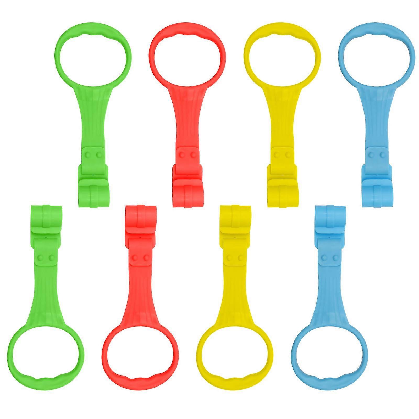 8 Playpen Handles for Kids Camping Bed - Durable Rings for Secure Setup, Compatible with Standard Playpens