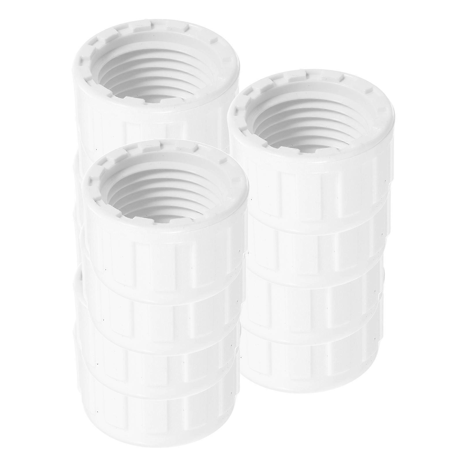 Pvc Pipe End Cap Fitting Multi Functional Threaded Pipe Stopper For Irrigation Systems 20Pcs