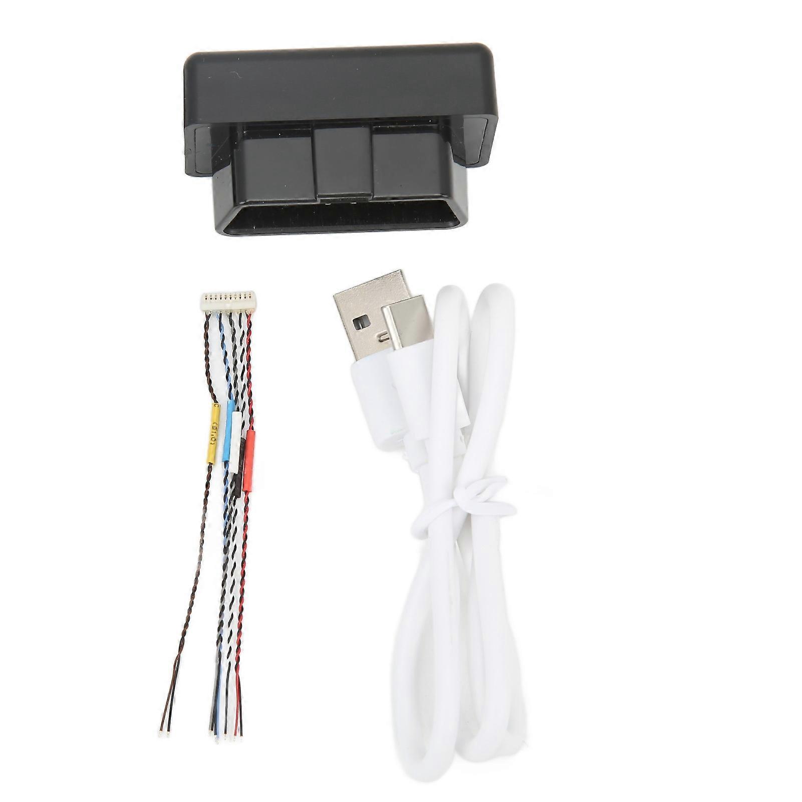 Car Smart LCD Key Touch Screen Bluetooth 5.0 Connection Keyless Entry Smooth Touch for One Button Start Models Black