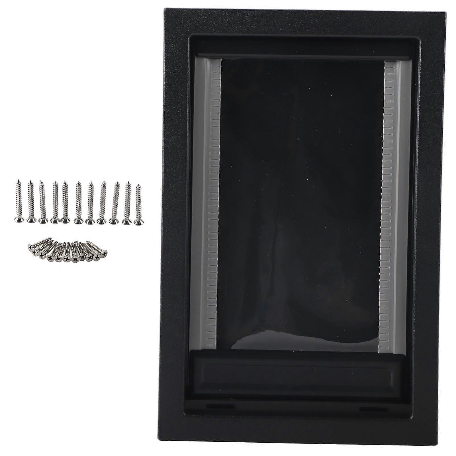 PVCペットドアマグネット自動閉鎖ドア両方向セキュリティアクセサリー大型犬XL用